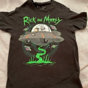Rick and Morty Tee size small worn